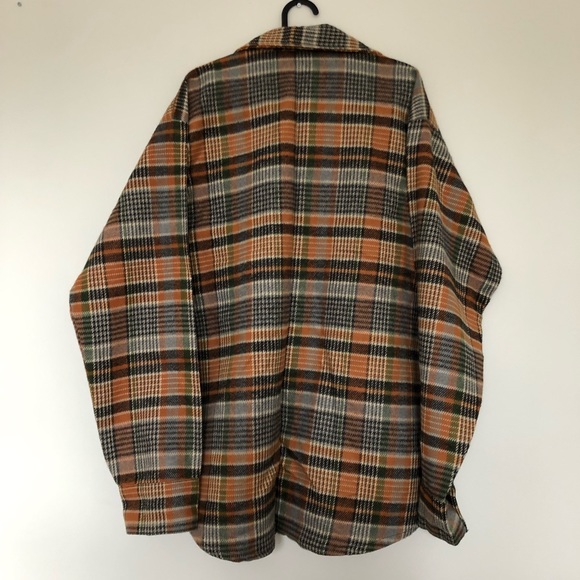 Vintage Frostproof Plaid Cotton Flannel Button Down Shirt Shacket - Picture 4 of 11